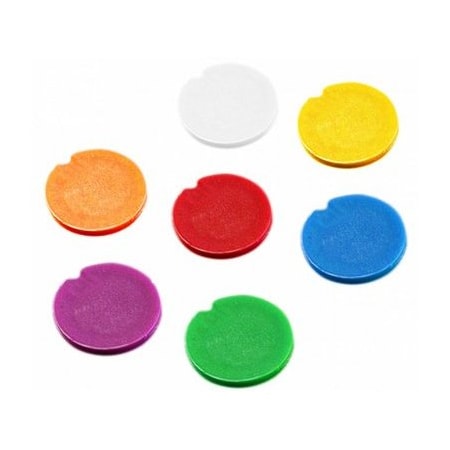 Cap Inserts, 0.5-2.0ml, Assorted, 100/pk, 100PK